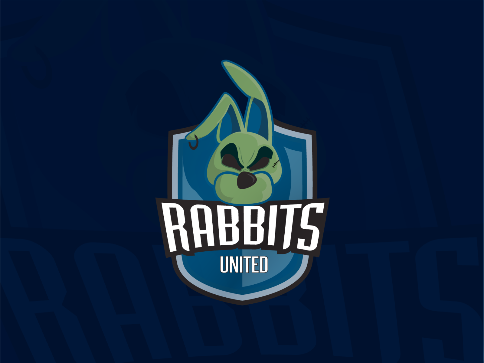 Rabbits United Team Logo by M Vog on Dribbble