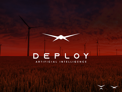 Deploy Logo Design arrows artificial intelligence drone illustration logo logodesign minimal simple design tech