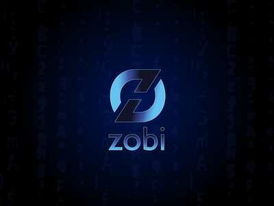 zobi Logo brand branding cybersecurity design infinity logo logodesign minimal mvog tech