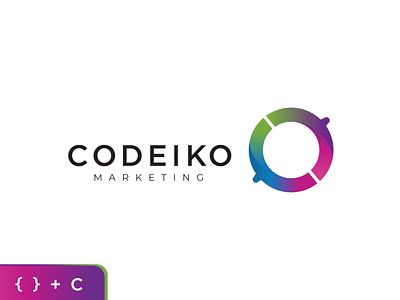 Codeiko agency brand branding code logo logodesign marketing modern