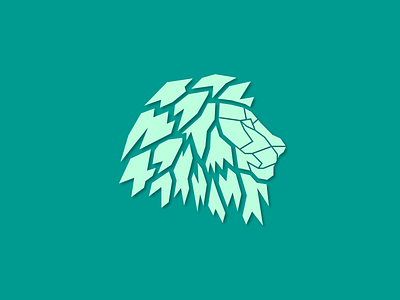 lion concept branding design lion logo logodesign low poly lowpolyart proud strength vector