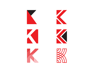 k letter exploration design icon k k letter logo mark modern symbol typography