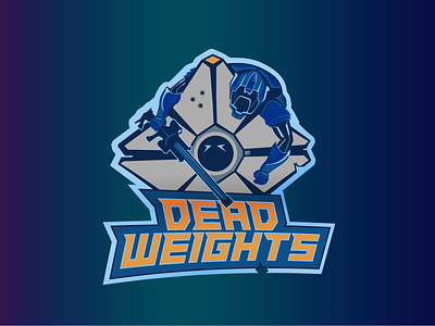 Dead Weights Logo action game design destiny 2 esports gaminglogo illustration logo logodesign mascot design vector