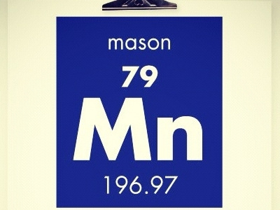 Mason print (individual element print)