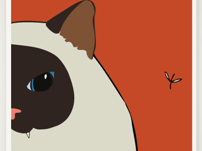 Fang Pixel cat illustration siamese 猫