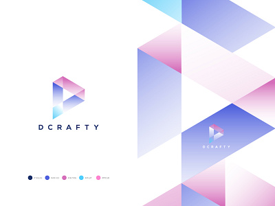 Gradient Dcrafty Brand Logo