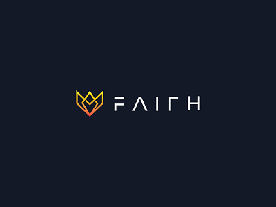 Faith Minimal Logo app branding design icon identity illustration logo mark minimalist sketch typography ui ux vector web