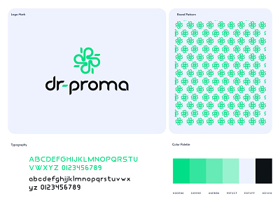 New Shot on Dribbble for personal branding dr-proma app branding identity design flat flat grid gloden ratio icon icon illustrator color minimalist modern simple