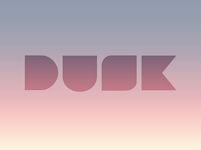 Dusk madewith:illustrator rebound