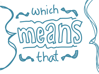 Which Means That adobe ideas ipad lettering sketchnotes type typography