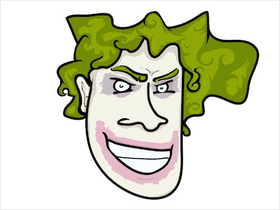 The Joker adobe ideas batman clown prince of chaos illustration ipad joker rebound sketch