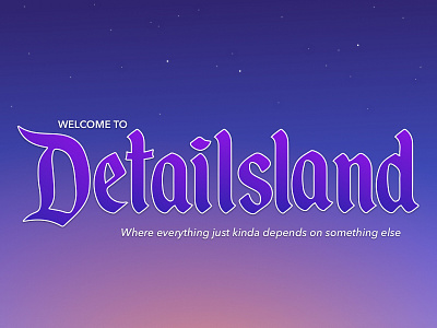 Detailsland details disney disneyland qa ux