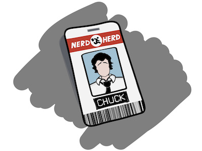 Chuck 30daydrawingchallenge adobe ideas barcode buymore chuck fan art labelmaker nerd herd tv show