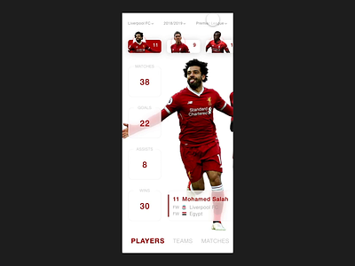 Football App Interaction animation app design football interaction soccer ui xd