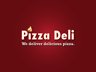 Pizza Deli identity logo logo design
