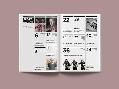 Index | Sport & Style brand concept cover design diesel editorial graphic magazine milan sport style typography