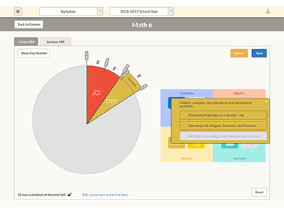 Math Mapper Scheduler design ui