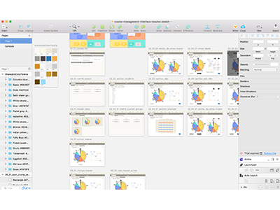 Teacher Scheduler Workflow ui design ux design