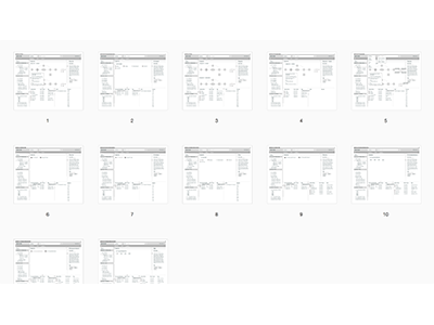 Visual File Manager Workflow ui design ux design