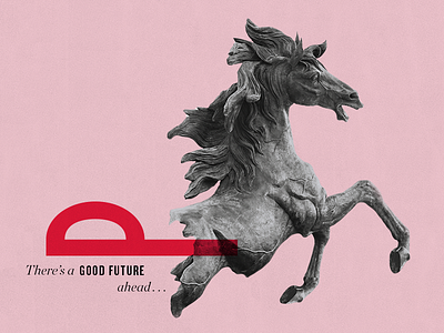 There's a GOOD FUTURE ahead.... branding excellentadventure horse identity lazy p pink wildstallions