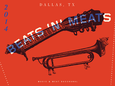 Gotta have my BEATS 'N' MEATS 2014 bbq beats cow dada dallas festival guitar meat music trumpet