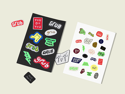 Grub Stickers