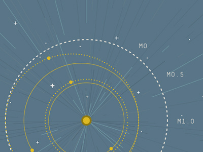 Supernova astronomy illustration space