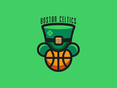 Boston Celtics Logo Redesign - Day 2 of 31 basketball boston celtics celtics logo nba sport logos sports