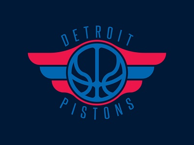 Detroit Pistons Logo Redesign - Day 9 of 31