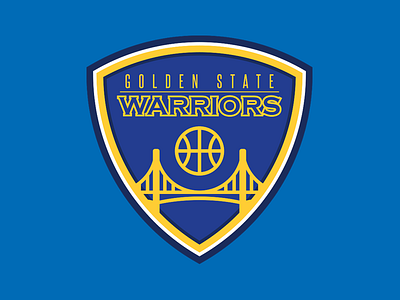 Golden State Warriors Logo Redesign - Day 10 of 31 basketball dubs golden state warriors logo nba sport logos sports warriors