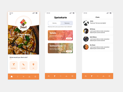 smart *kitchen* app design figma ui ux