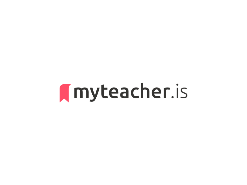 My Teacher : Logo educational mark icon wordmark identity logo branding brand