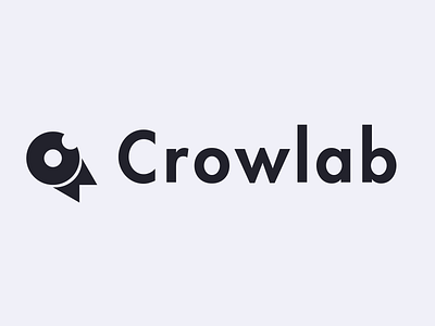 Crowlab Logo brand identity graphic design logo logo design