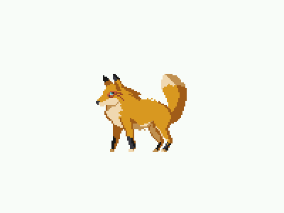 Teumessian Fox [gif] animation game design gaming gif graphics illustration indie olympia rising pixel art