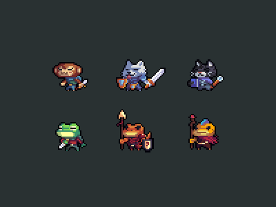 Character Concepts design development game gaming illustration pixel pixel art