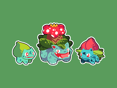 Blossom Bros. design game dev gaming illustration pokemon sticker