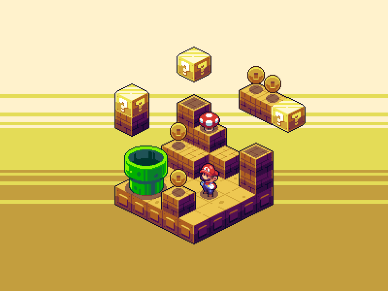 An Italian Man Searches for His Purpose game dev pixel art dev game gaming illustration