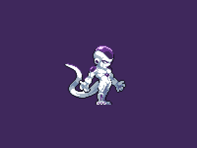 Frieza design development game illustration pixel pixel art