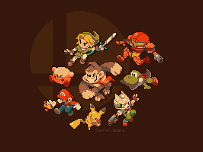The Front-Runners game gaming illustration pixel pixel art