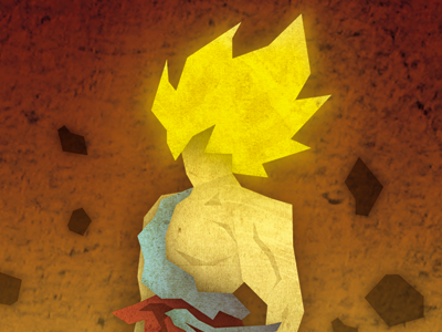 Goku dragonball illustration poster