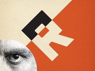 R is for Rodchenko branding graphic logo r rodchenko russia russian typeface