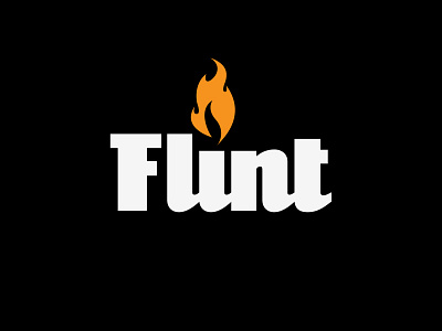 Flint Logo branding fire identity logo logos mark typeface