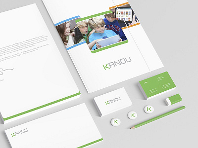 Branding for Kandu app brand branding cards design logo print