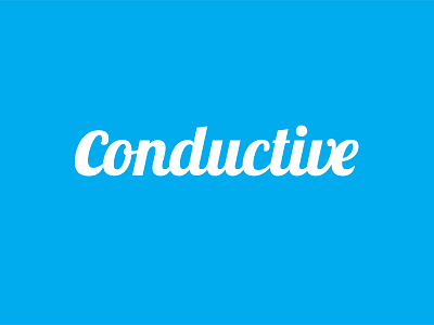 Conductive 2 blue branding font identity logo logos mark script system text type typography