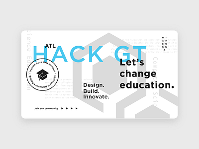 HackGT Banner college education facebook banner georgia tech hackgt typography