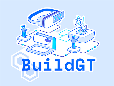 BuildGT Sticker buildgt hackathon hackgt
