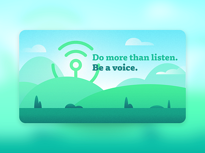 Community Voices Initiative banner community voices graphic design illustration npr