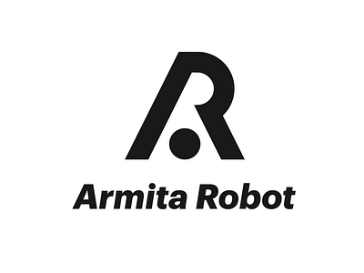 Armita Robot logo brand branding illustration lettermark logo r