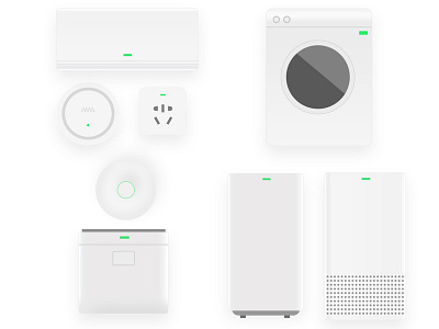 Smart Home APP devices app icon illustration ui