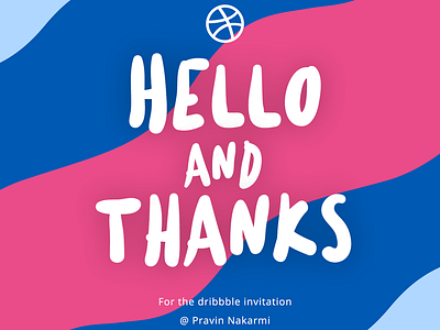 Hello Dribbble